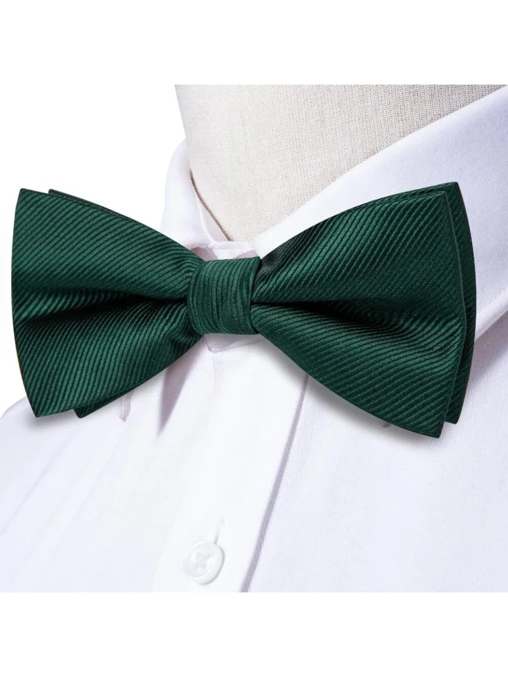 Men's Formal Bowtie Set with Lapel Pin Pocket Square Cufflinks